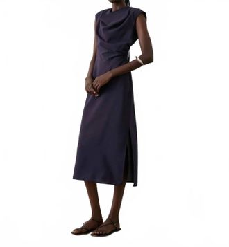 SOEUR Eugenie Dress In Violet Fonce