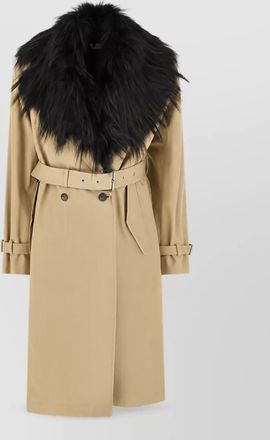 Fendi cotton trench coat