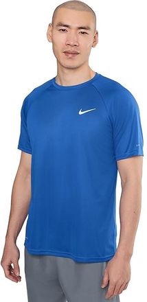 Nike Essential Short Sleeve Hydroguard Mens Swimwear Game Royal : 2XL, Polyester