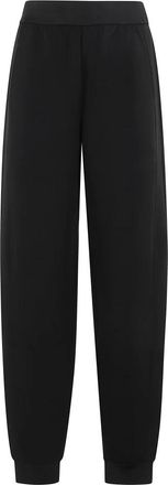 Emporio Armani Zwarte Joggerbroek met Elastische Tailleband - Dames - Sweatpants - Zwart - XS - Broeken