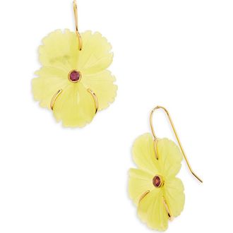 Lizzie Fortunato New Bloom Drop Earrings in Canary at Nordstrom