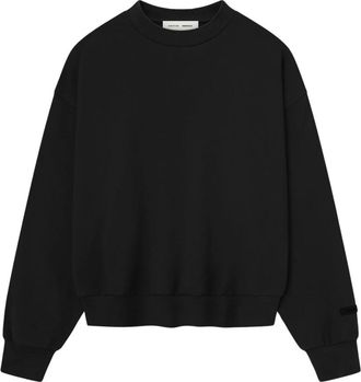 Fear of God Sweatshirts, male, Black, M, Classic Fit Logo Jumper
