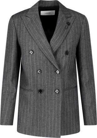 Lardini Blazer Doppiopetto In Lana Vergine