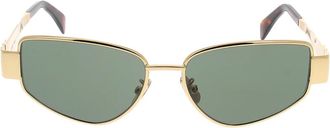 Celine Stijlvolle zonnebril met uniek design - unisex - Zonnebrillen - Geel - ONE Size - Accessoires