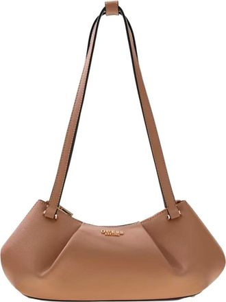 Guess Tassen, Dames, Beige, ONE Size, Leer, Amorette Schoudertas