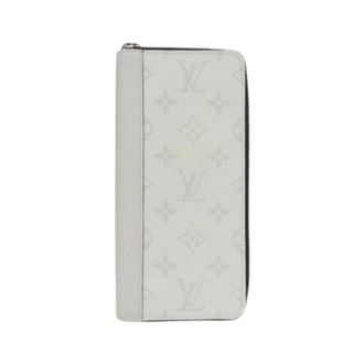 Louis Vuitton Pre-owned Wallets, male, White, Size: ONE SIZE Pre-owned Zippy Wallet Vertical Long Wallet