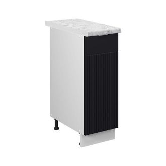 Vicco Armario De Farmacia Fame-line, Rayas Negras, 30 Cm, Et M&aacute;rmol, Vicco