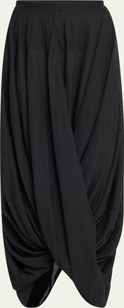 Toteme Draped Cocoon Maxi Skirt