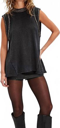 Free People Ria Tank In Black
