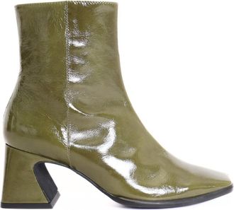 Intentionally blank Womens Taffy Square Toe Ankle Boot In Olive