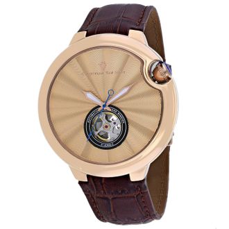 Christian Van Sant Mens Cyclone Automatic Black Round 46mm