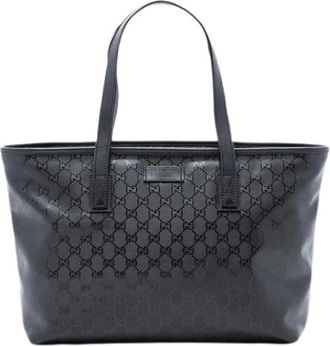 Gucci Pre-owned Tote Bags, female, Black, Size: ONE SIZE Pre-owned Tote Bag