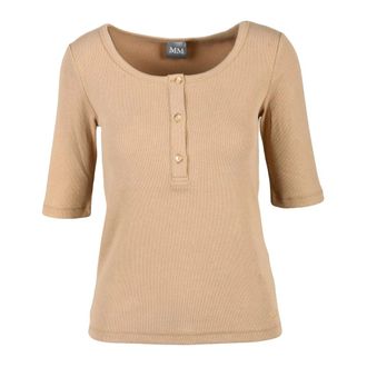 Max Mara T-Shirts, female, Beige, Size: L Avon Serafino T-shirt