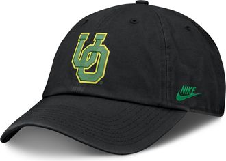 Nike Oregon Legacy Club Nike Mens College Adjustable Hat in Black | NC0100AUOV-2NM