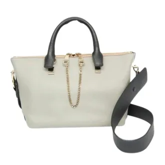 Chlo&eacute; Pre-owned Handbags, female, Gray, Size: ONE SIZE Pre-owned Baylee Handbag