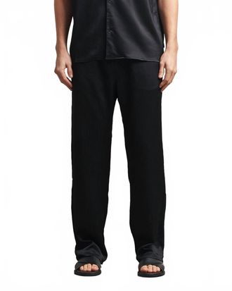 Les Deux Houston Pliss&egrave; Pants In Black