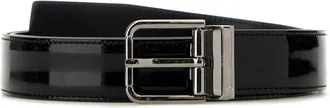 Dolce & Gabbana Black Leather Belt