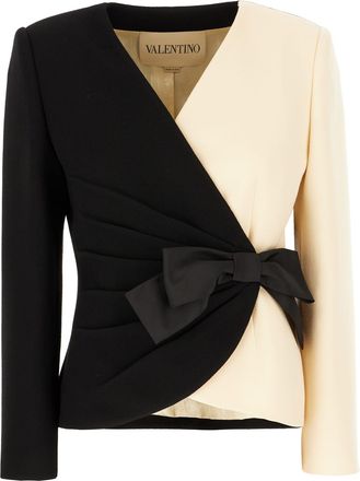 Valentino Two-tone Wool Blazer