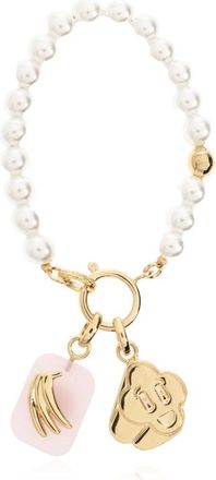 Casablanca Icon Pearl Bracelet - Dames - Armbanden - Wit - ONE Size - Accessoires