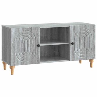 vidaXL Mueble De Tv Gris Sonoma 102 X 34,5 X 50 Cm Vidaxl