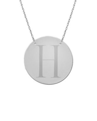 Jane Basch Silver Initial Pendant (A-Z)