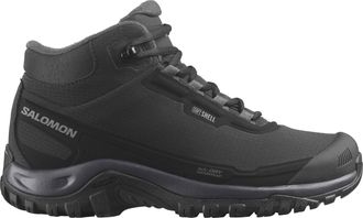 Salomon Winterstiefel SALOMON SHELTER WP W, Damen, Gr. 38,5, schwarz, nine iron, excalibur, Synthetik, Textil, Schuhe Winterstiefel, Winterschuhe, Winterboots