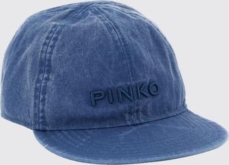 Pinko Cappello Pinko in denim di cotone