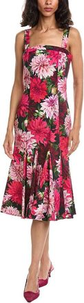 Oscar De La Renta Dahlia Twill Tank Dress