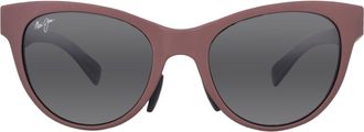 Maui Jim HULAHE Grey Cat Eye Ladies Sunglasses MJ0685S 035 52
