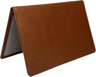 Louis Vuitton Pre-owned Leren Portemonnee - Dames - Vintage Accessoires - Bruin - ONE Size - Leer - Vintage