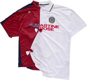 Martine Rose collage football T-shirt - Bianco