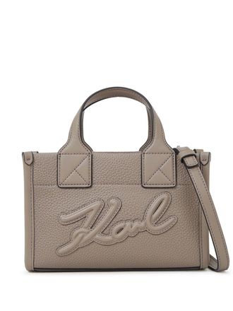 Karl Lagerfeld K/Skuare Grainy kleine shopper - Beige