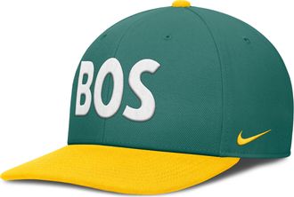 Nike Boston Red Sox City Connect Pro Nike Mens Dri-FIT MLB Adjustable Hat in Green | NB090CLUBQ-N2E