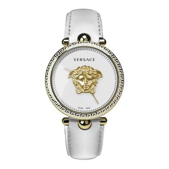Versace Palazzo Empire - Dames - Horloges - Wit - ONE Size - Leer - Accessoires