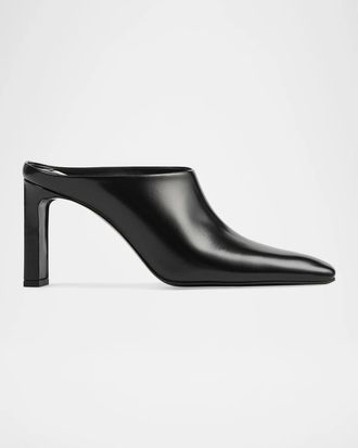 Toteme Bar 85MM Box-Leather Mules