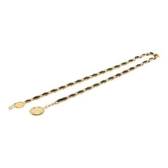 Chanel Pre-owned Chain Belt - female - Chanel Vintage - Vintage Belts - Black - ONE SIZE - Pre-owned