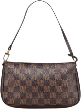 Louis Vuitton Pre-owned Shoulder Bags, female, Brown, Size: ONE SIZE Pre-owned Canvas louis-vuitton-bags