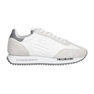 Emporio Armani Af 28085 Sneakers - Heren - Sneakers - Wit - 36 2/3 EU - Leer - Schoenen