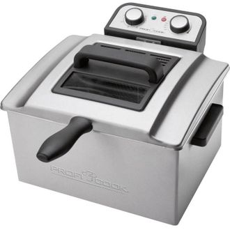 Profi Cook Profi Cook PC-FR1038 Doppia friggitrice a zona fredda 5 l 3000 w Funzione timer, Con regolazione manuale della temperat