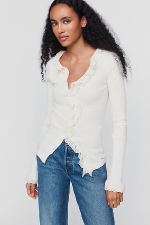 OperaSPORT Cecilia 100% Cotton Cardigan Top
