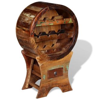 vidaXL Garly Para 10 Botellas De Madera Recuperada Vendida
