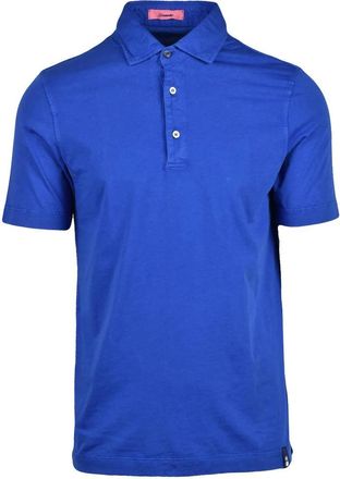 Drumohr Blue Cotton Men Polo