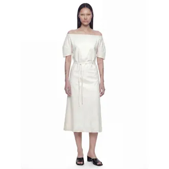 Christophe Lemaire Off Shoulder Dress