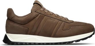 Fabi Bruine Su&egrave;de Horizon Sneaker - Heren - Sneakers - Bruin - 46 EU - Su&egrave;de - Schoenen