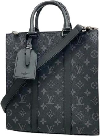 Louis Vuitton Pre-owned Tote Bags, male, Black, Size: ONE SIZE Pre-owned Vintage Tote Bag