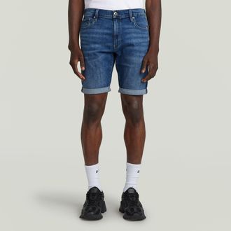 G-Star 3301 Slim Denim Short - Midden blauw - Heren