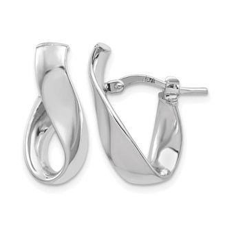 Diamond2Deal 14K Gold 5mm High Polished Round Hoop Earrings