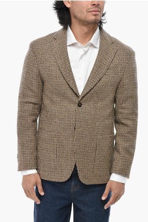Officine G&eacute;n&eacute;rale Virgin Wool Jacket MICHEL With Classic Notch Lapel And Two S size 48