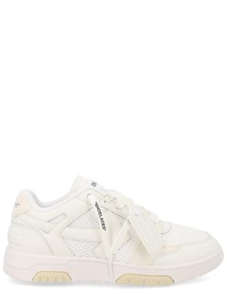 Off-white Out Of Office Slim Leather Sneakers