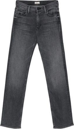 Mother Jeans Rider Skimp a vita media - Grigio